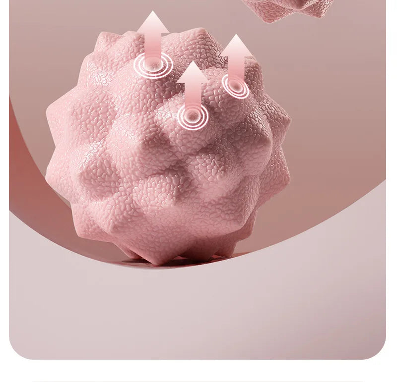 Dual-Texture Fascia Massage Ball Set - Peanut & Round Design for Deep Tissue Relief
