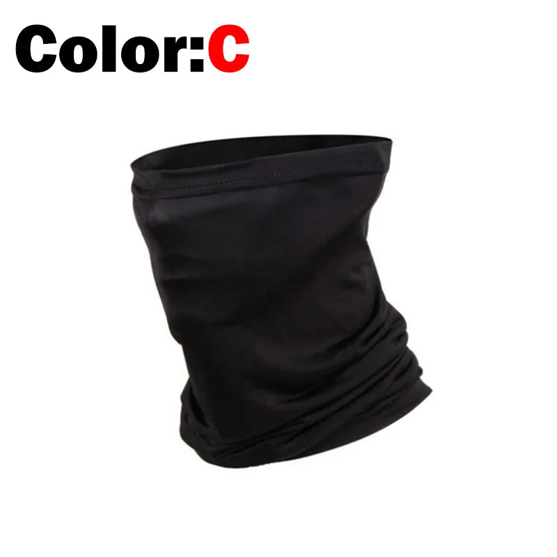 Multi-Sport Windproof Face Mask & Neck Gaiter - Lycra Camouflage Scarf for Fishing, Cycling & Outdoor Activities