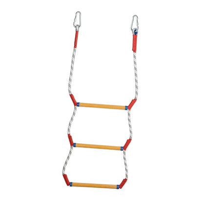 Heavy Duty Marine Rope Ladder - Resin Step Boat Ladder for Kayak, Inflatable Boat, Yacht & Water Sports