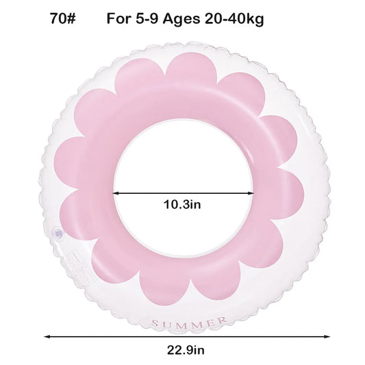 Inflatable Swimming Ring - Multi-Age Float Seat for Kids & Adults - Pool Water Safety Equipment