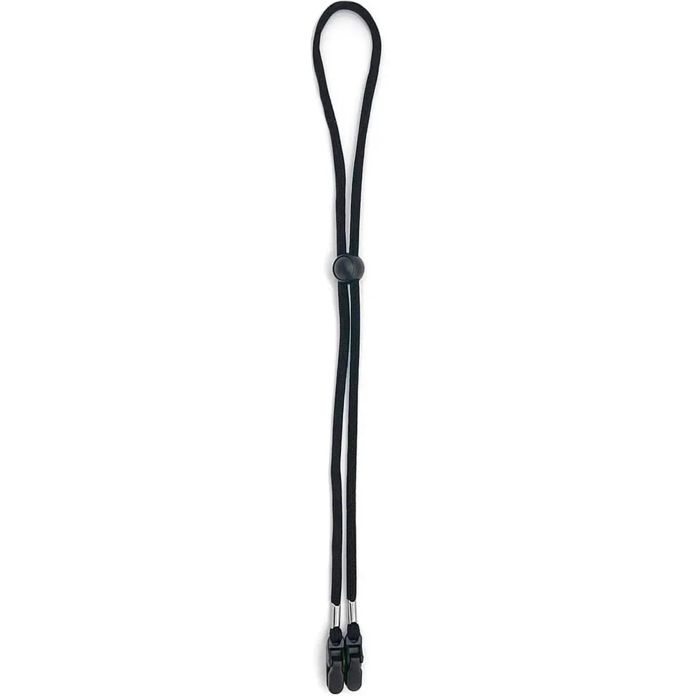 Adjustable Athletic Hat Retention Strap - Windproof Chin Cord with Secure Clips