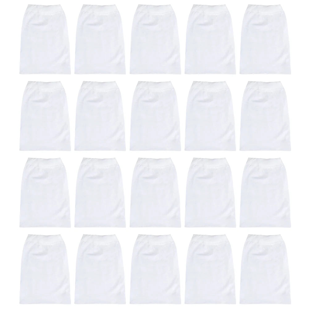 Reusable Nylon Mesh Pool Skimmer Socks - Filter Replacement Savers for Debris & Leaves Collection - Compatible with In-Ground & Above Ground Pools
