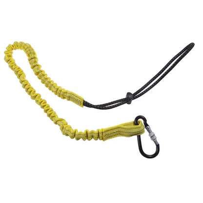 Anti-Fall Safety Lanyard with Carabiner Hook - Bungee Tether Tool Rope for Climbing, Aerial Work & Working at Heights Accessories