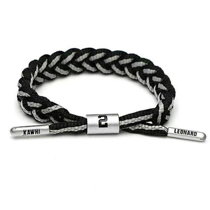 Basketball Star Braided Bracelet Sport Wristband Basketball Rope Pull Type Bracelet Gift for Men Boy Friend Fans