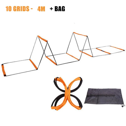 Dual-Purpose Soccer Training Jump Ladder - Ultimate Agility Training Tool