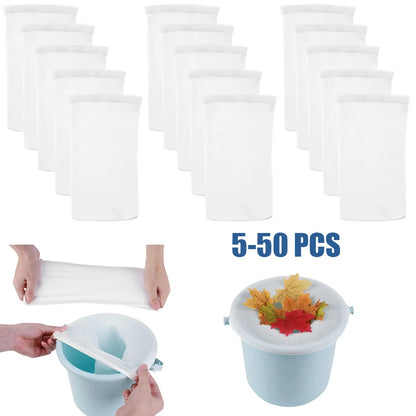 Pool Skimmer Filter Socks - Nylon Mesh Basket Filters for Swimming Pool Cleaning (5-50 Pack)