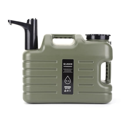 Portable Water Container with Electric Pump - 11L/12L Camping Water Dispenser for Outdoor Use