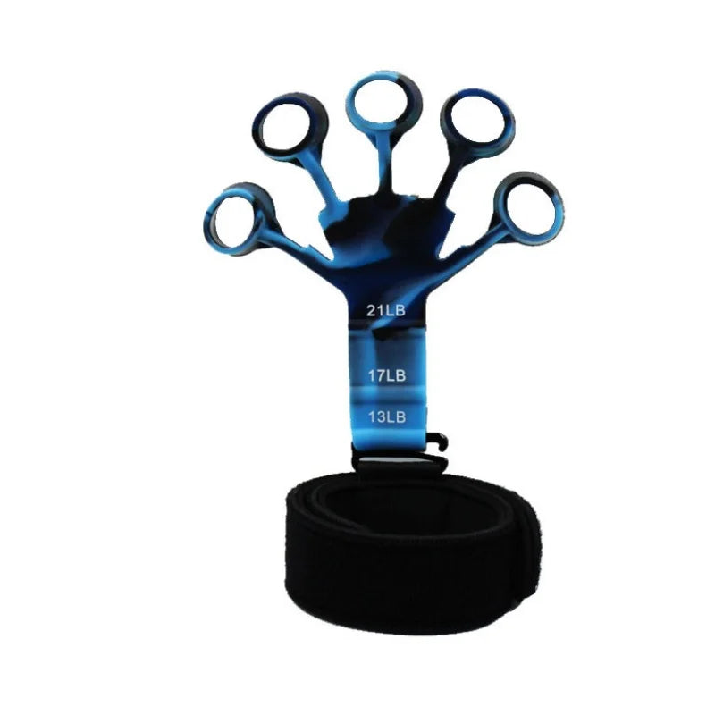 Finger Exerciser & Hand Strengthener - 6 Resistance Levels for Guitar Training, Rehabilitation & Recovery