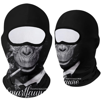 Full Face Balaclava Mask - Breathable Windproof UV Sun Protection - Moto Skull Ghost Clown Design for Summer Spring
