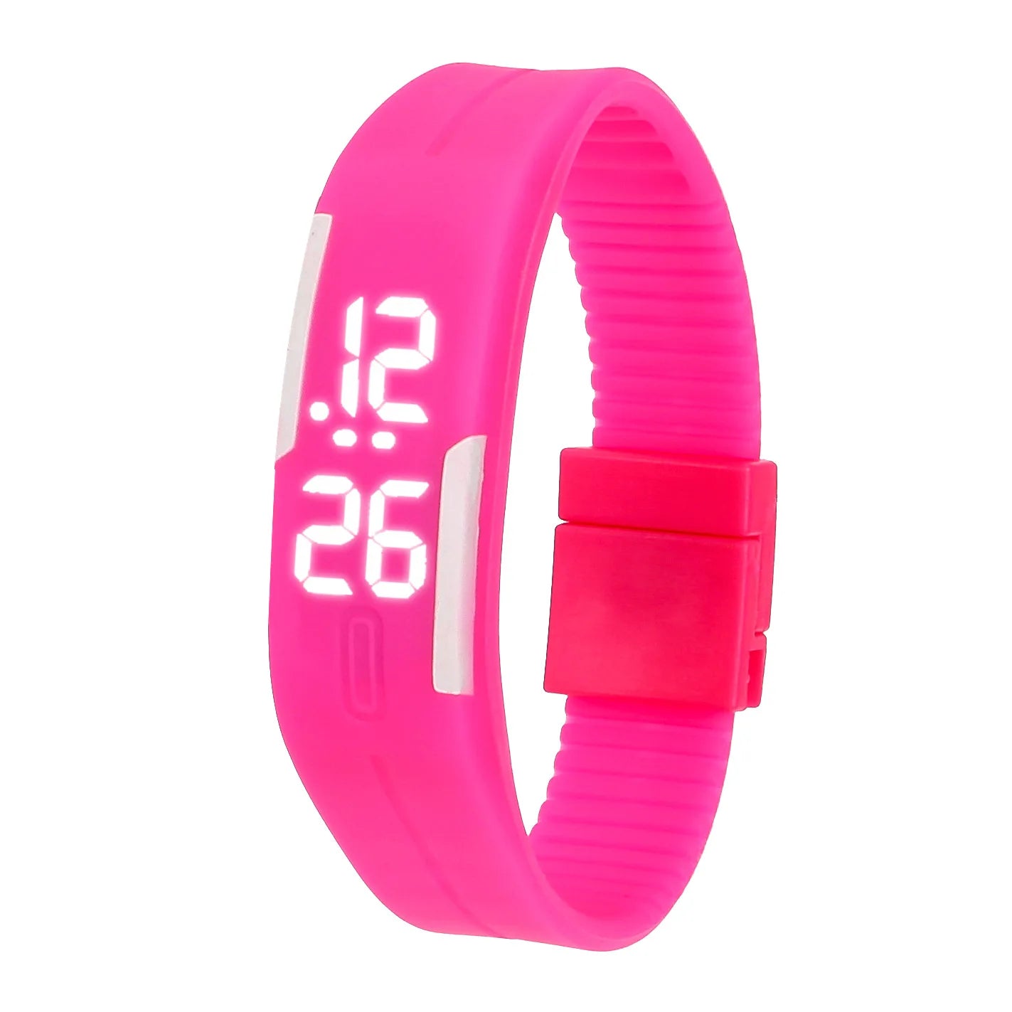 Digital LED Sports Watch - Silicone Strap Wristwatch for Kids, Boys, Girls, Men & Women