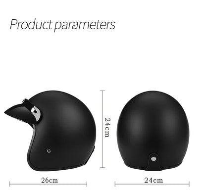 Retro Motorcycle Goggles - Windproof Folding Helmet Sunglasses with Leather Trim