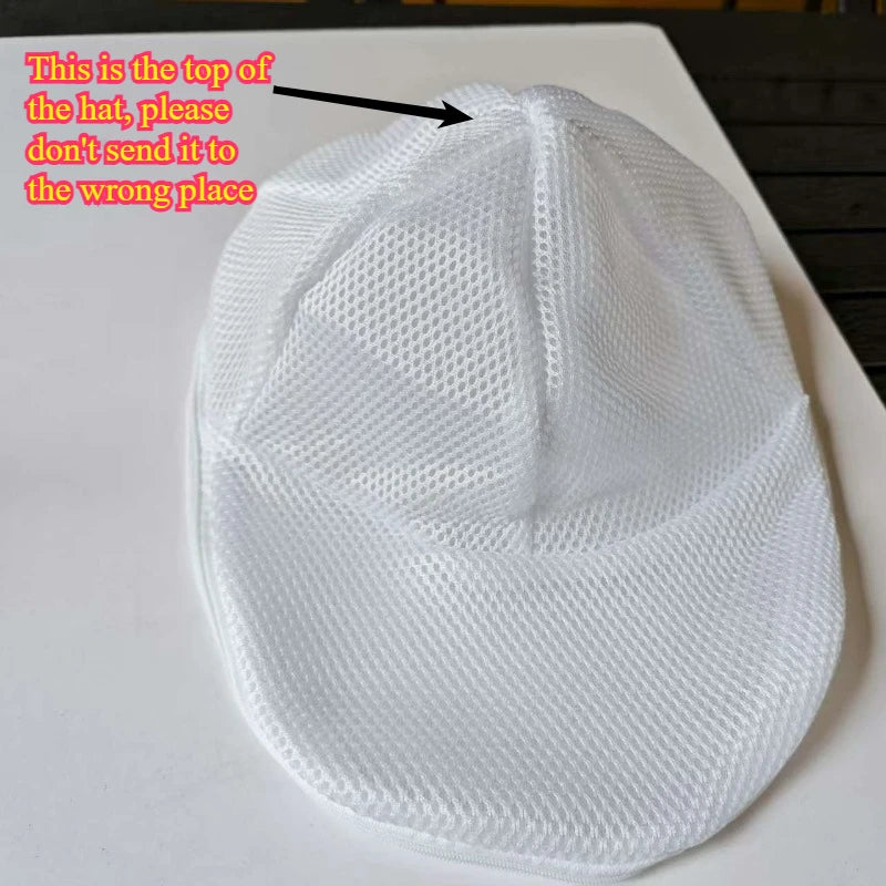 Baseball Cap Washing Machine Cleaner Cage with Mesh Bag