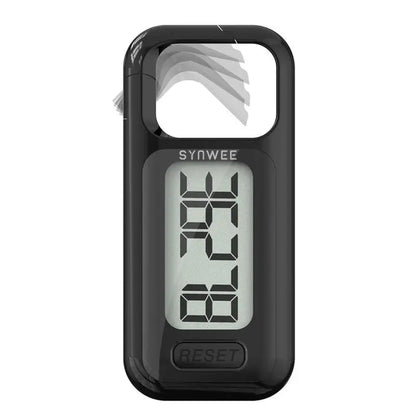 Large Display 3D Pedometer - Accurate Step Counter with Clip & Lanyard for Men, Women & Kids