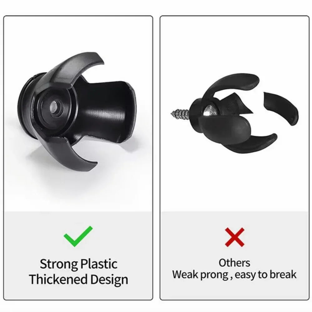Golf Ball Picker Clamp - Rubber & Zinc Alloy Ball Pick-Up Tool for Training & Practice Accessories