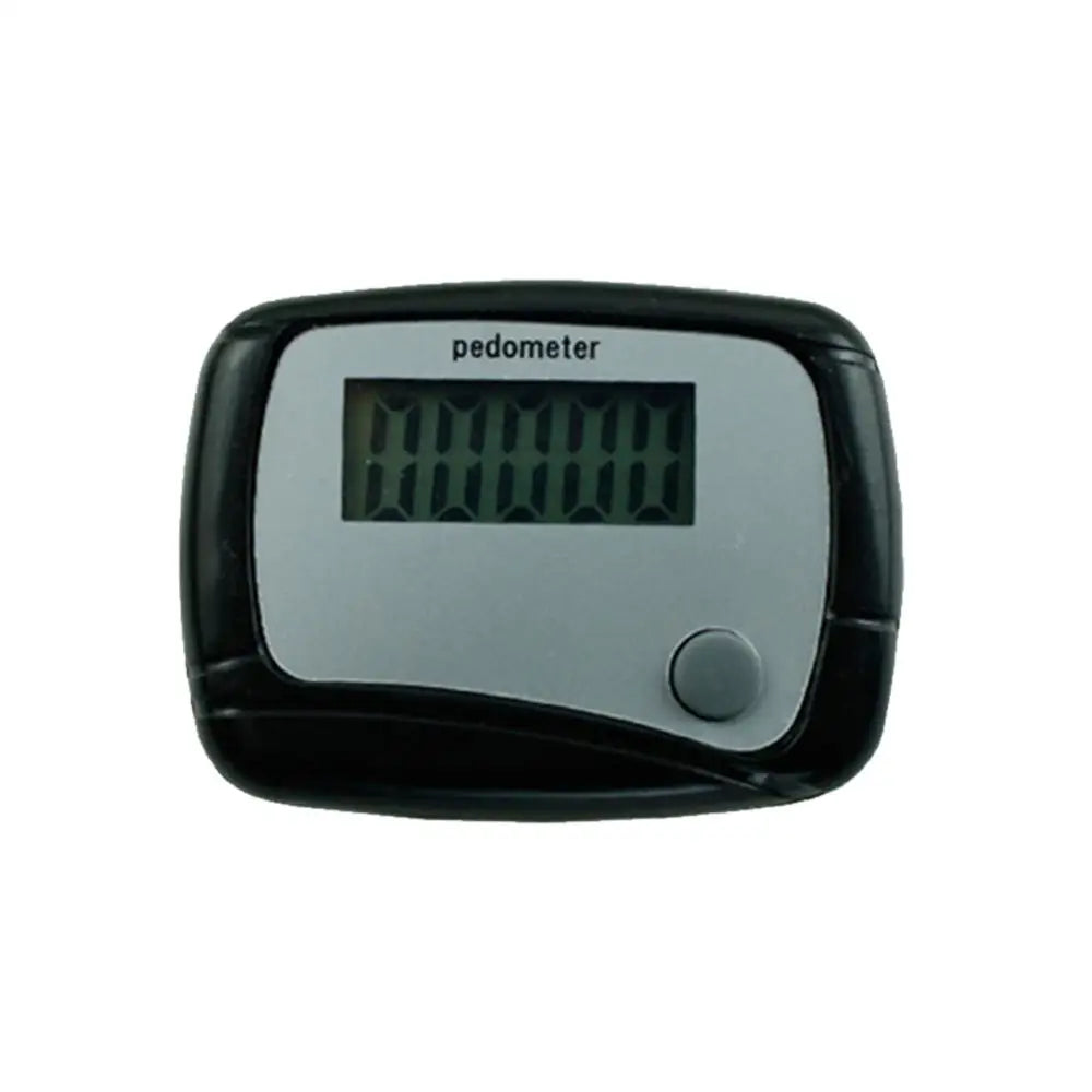 Compact Digital Step Counter - LCD Pedometer for Walking & Running