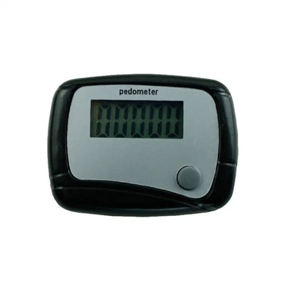 Compact Digital Step Counter - LCD Pedometer for Walking & Running