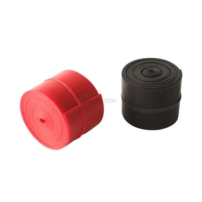 Muscle Floss Bands - 2-Pack Compression Wraps with Travel Bag for Recovery & Flexibility (Red/Black)