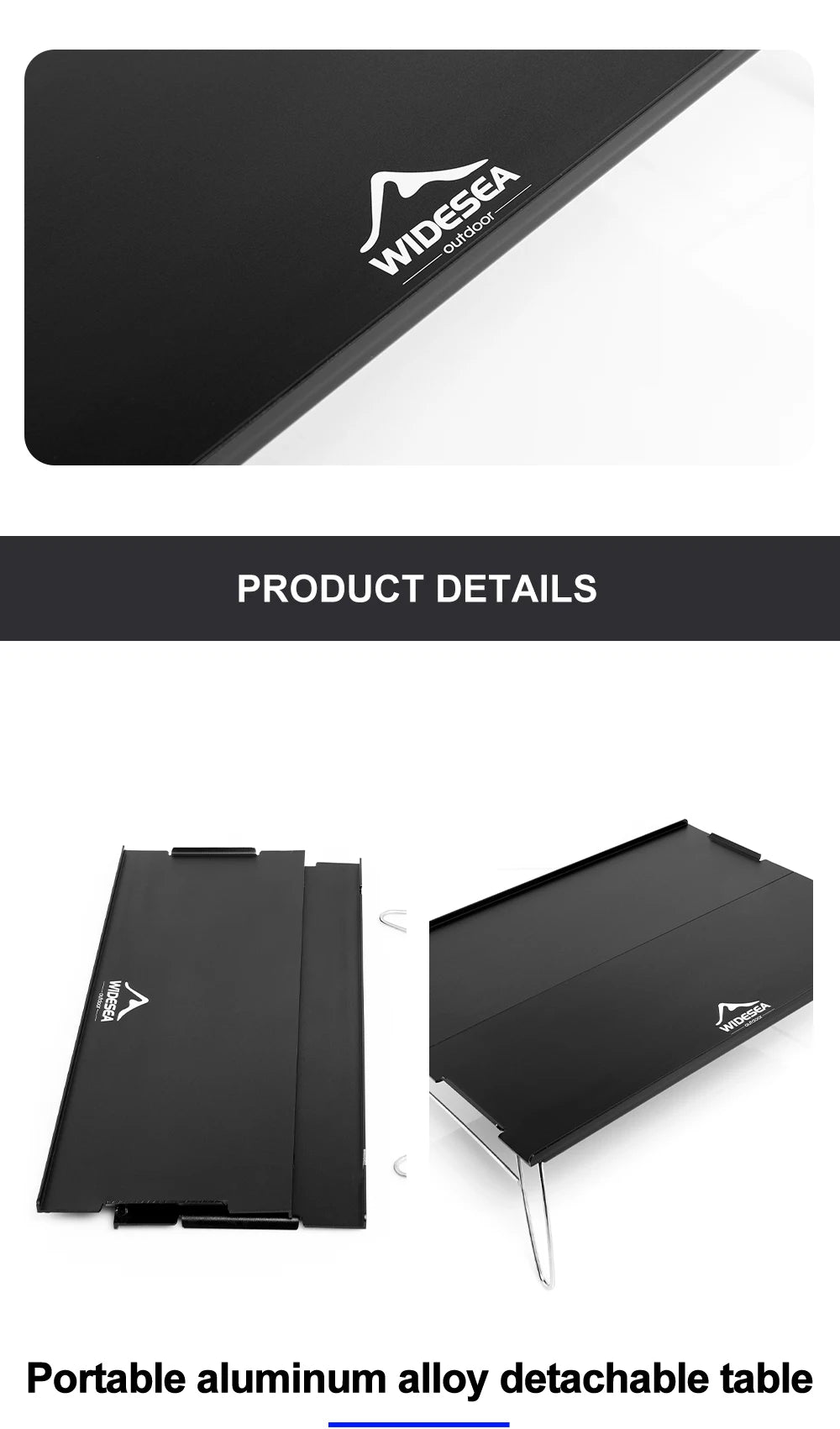 Ultra-Light Foldable Camping Table - Portable Outdoor Desk for Climbing, Fishing & Picnic Adventures