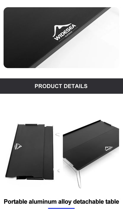 Ultra-Light Foldable Camping Table - Portable Outdoor Desk for Climbing, Fishing & Picnic Adventures