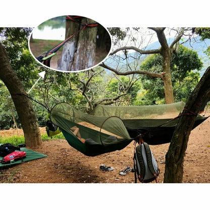 Hammock Straps 2-Pack - 600lbs Capacity Polyester Suspension System with 5 Adjustment Rings