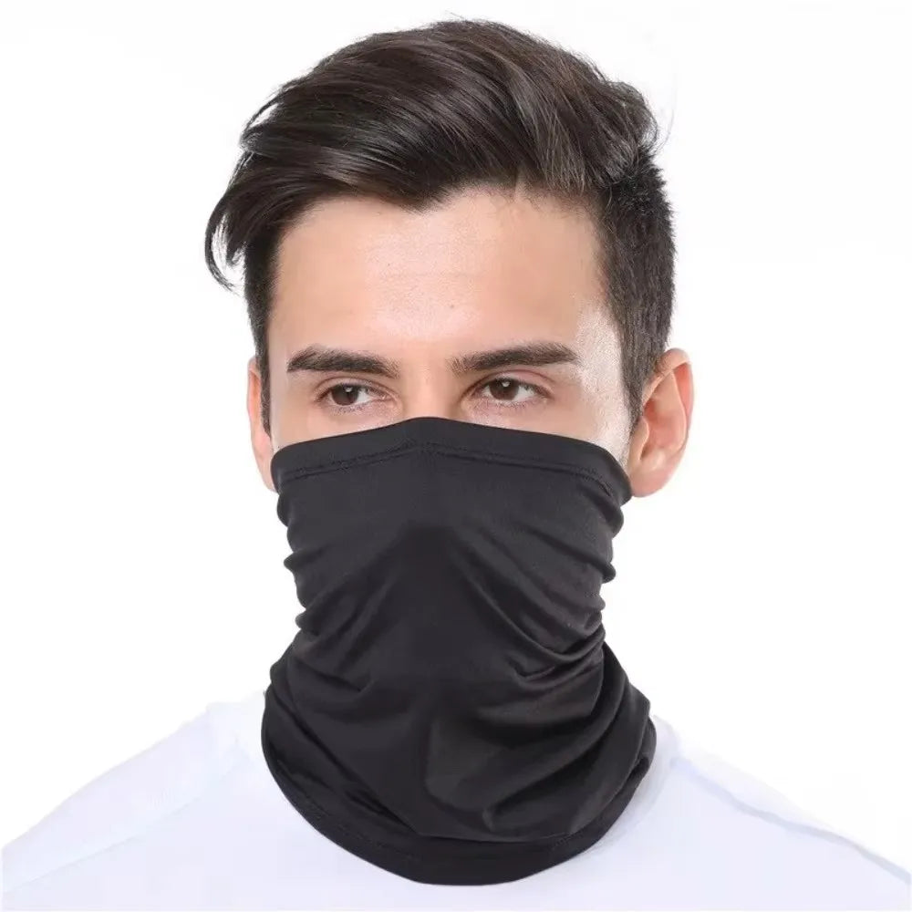 Multifunctional Outdoor Face Mask - Seamless Balaclava Neck Warmer for Cycling, Motorcycle, Fishing - Windproof & Sun Protection Bandana Buff
