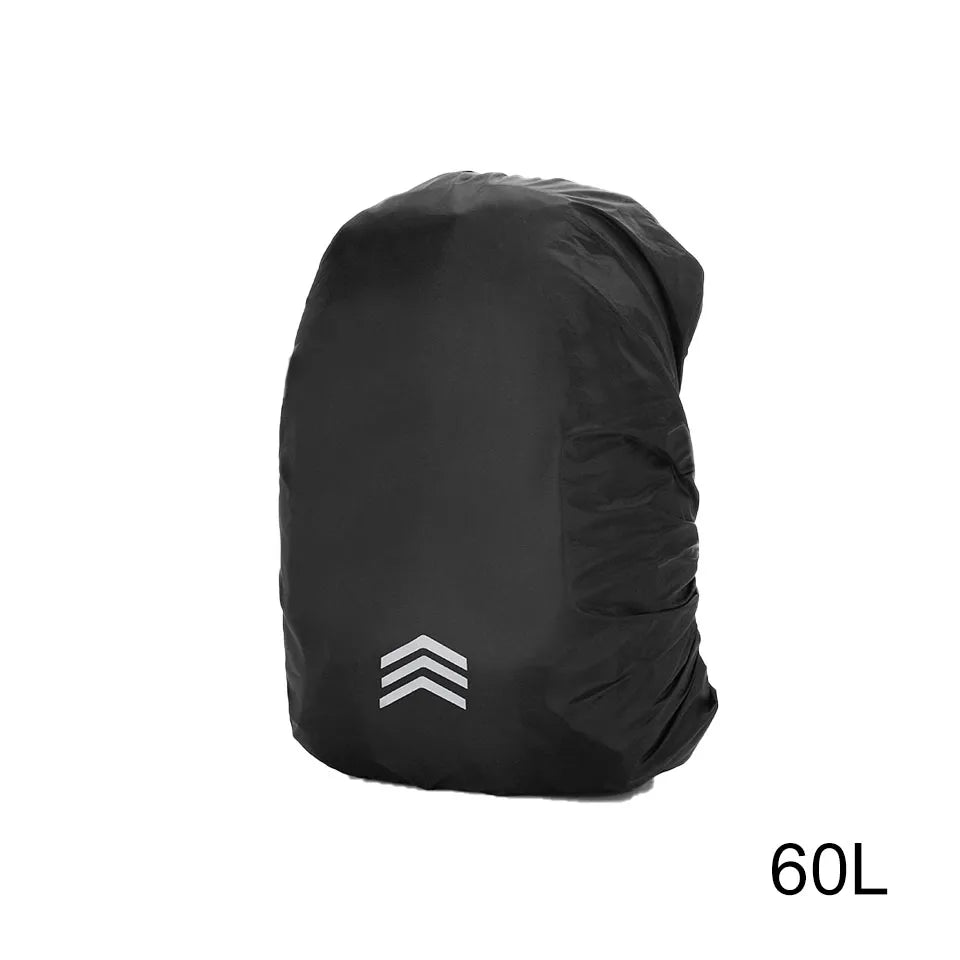 Waterproof Backpack Rain Cover - 25L-60L Nylon Outdoor Hiking Cycling Mountaineering Dust Cover for Men & Women