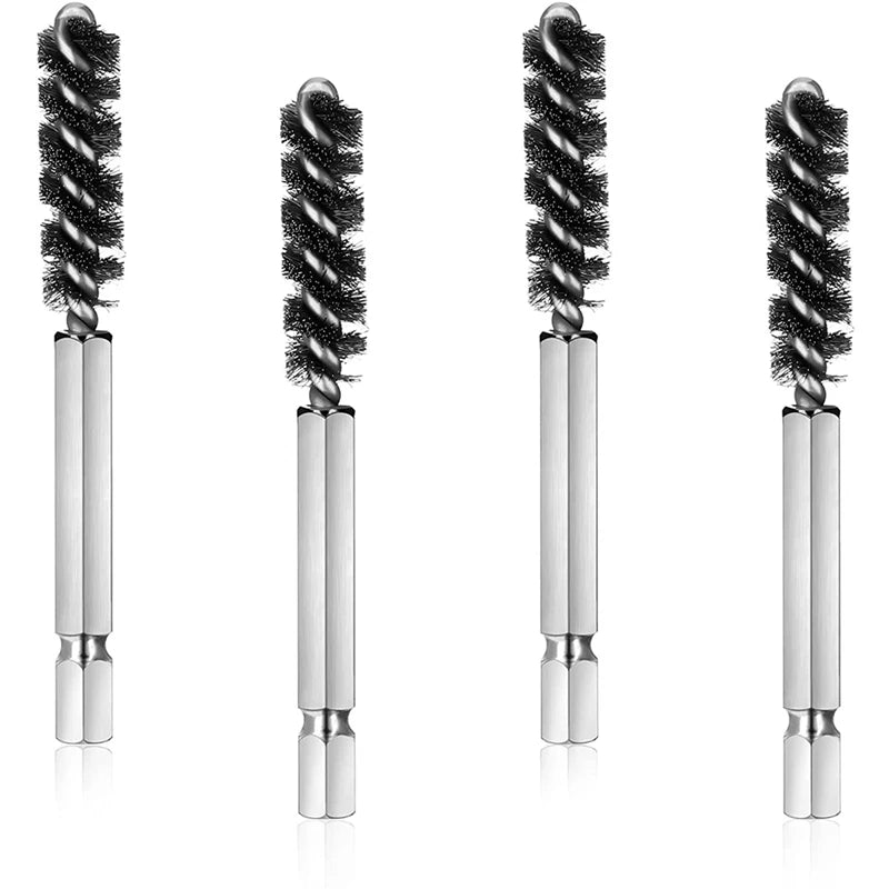 Golf Club Hosel Cleaning Brush Set - 9mm & 11mm Wire Brushes for Electric Drill