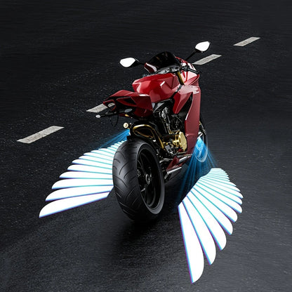 LED Angel Wings Projector Light - Motorcycle & Electric Scooter Decorative Lamp