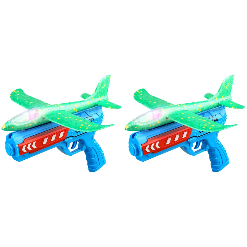 Professional Airplane Launcher Toys for Children - Foam Ejection Aircraft with Non-Slip Catapult Design - Available With/Without LED Lights for Kids 6+