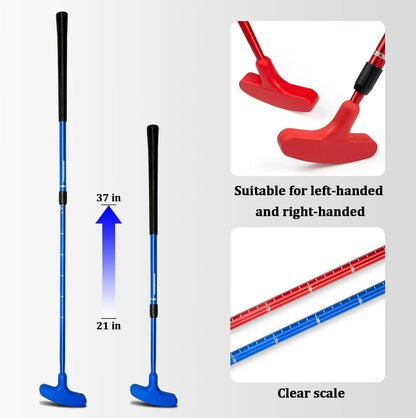 Adjustable Length Golf Putter - Ambidextrous Design for Men, Women & Kids