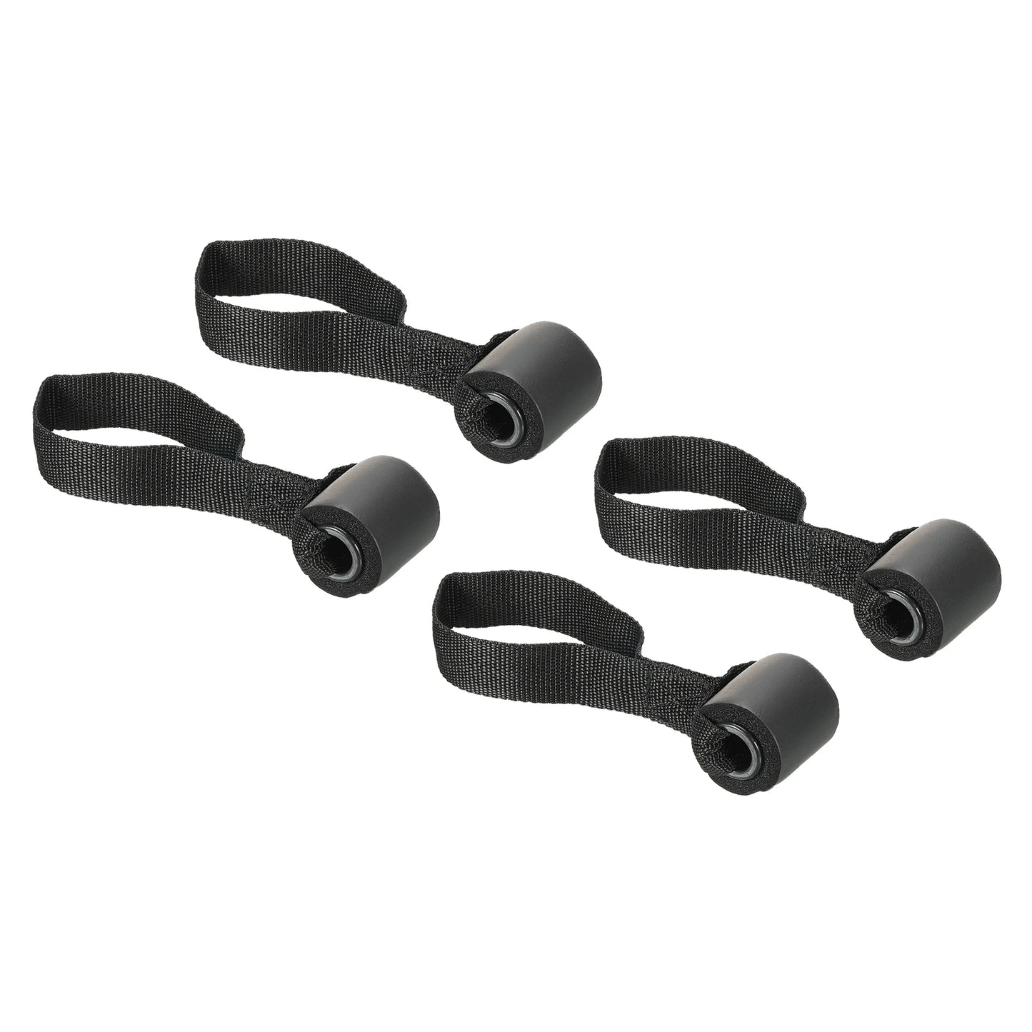 Heavy-Duty Door Anchor for Resistance Bands - 1/2/4 Pack - Black Exercise Band Attachment System