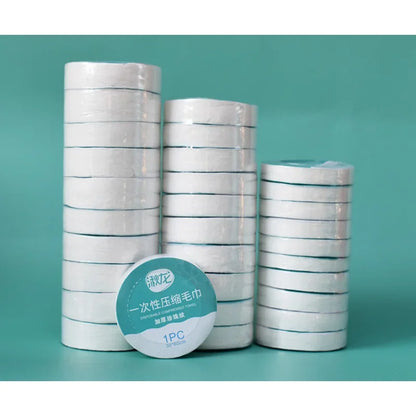 Travel Compressed Towel Set - 10 Pack Quick-Dry Disposable Washcloths for Hotel, Outdoor & Travel Use