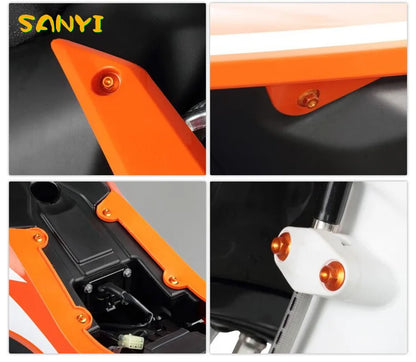 Premium CNC Aluminum Self-Tapping Bolt Kit for KTM EXC XC XCW SX SXF & Husqvarna FE TE FC TC FX TX 125 250 300 350 450