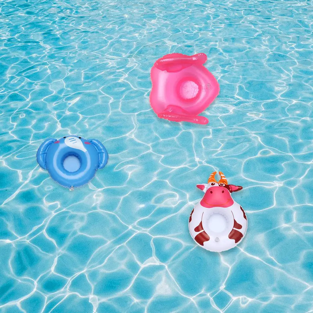 Inflatable Pool Cup Holder Float - Fun Drink Holder for Swimming Pool & Water Sports