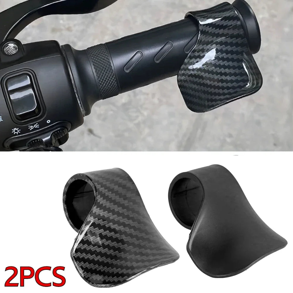 Motorcycle Throttle Assist Grip - Universal Non-Slip Handlebar Hand Rest Control Booster