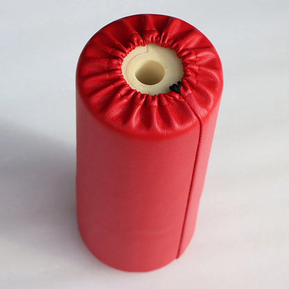 PU Leather Foam Foot Pad Roller 20cm Replacement Sponge Roller for Home Gym Fitness Exercise Machines
