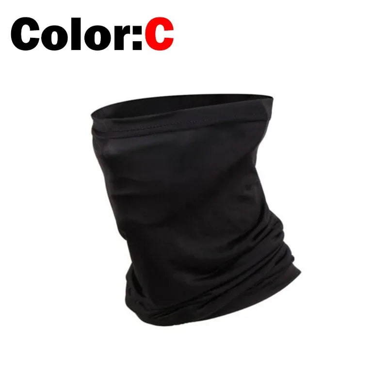 Multi-Sport Windproof Face Mask & Neck Gaiter - Lycra Camouflage Scarf for Fishing, Cycling & Outdoor Activities