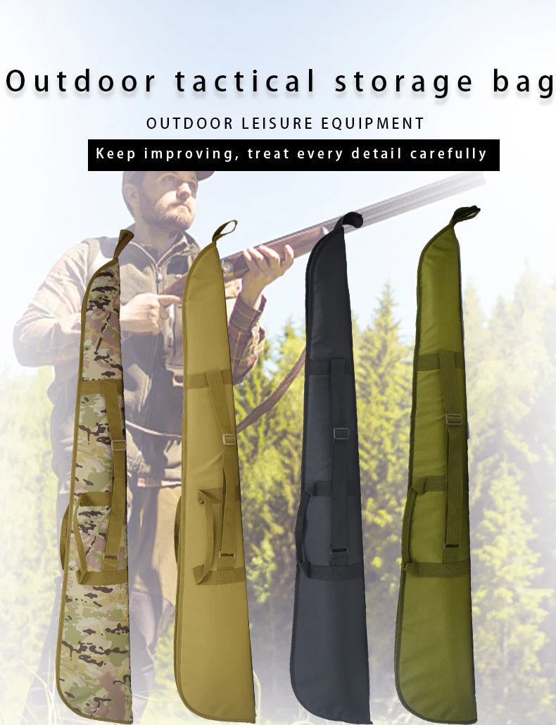 actical Rifle Bag - Shoulder Mount Shotgun Case for Outdoor Hunting, Sniper Equipment & Airgun Combat Gear