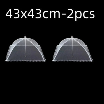 Foldable Mesh Food Cover - Pop-Up Umbrella Style Protector
