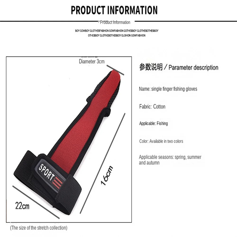 2024 Fishing Gloves - Single Finger Protector with Anti-Slip Grip for Outdoor Fishing
