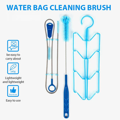 Multifunction 4-in-1 Water Bladder Cleaning Kit - Complete Hydration System Maintenance Tool for Outdoor Camping