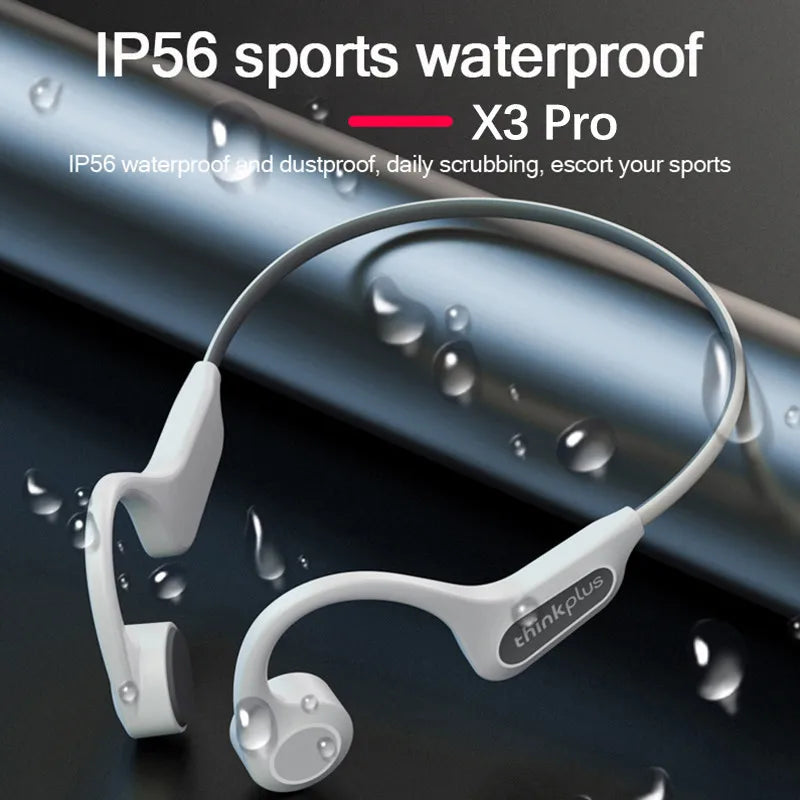 Bone Conduction Wireless Headphones - Bluetooth 5.1 HiFi Sport Earphones with Low Latency