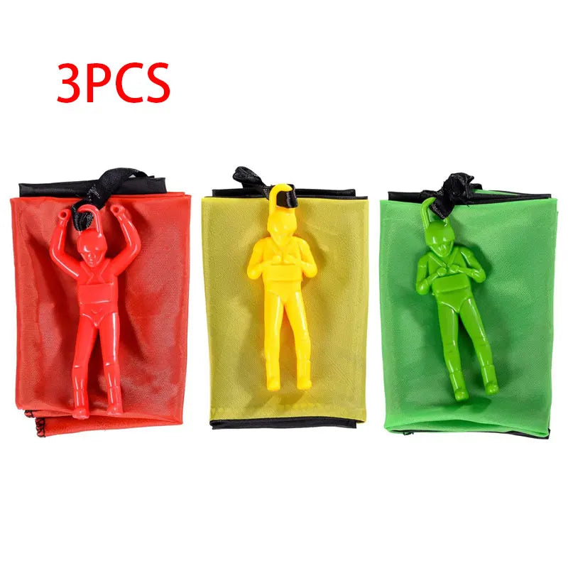 Parachute Toys for Kids - Tangle Free Outdoor Flying Parachute Men - Unique Boy Girl Gift