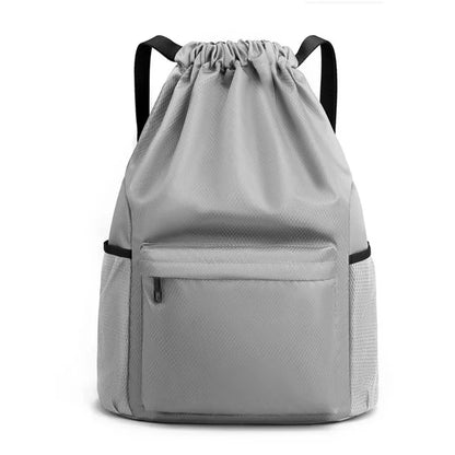 Large Capacity Drawstring Backpack - Sports String Bag for Gym, Swim & Beach - Women & Men