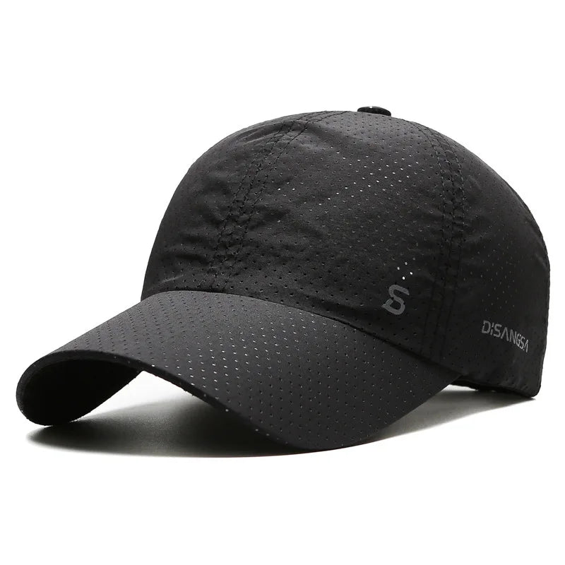 Men's Quick-Dry Breathable Baseball Cap - Outdoor Sun Hat for Summer Fishing