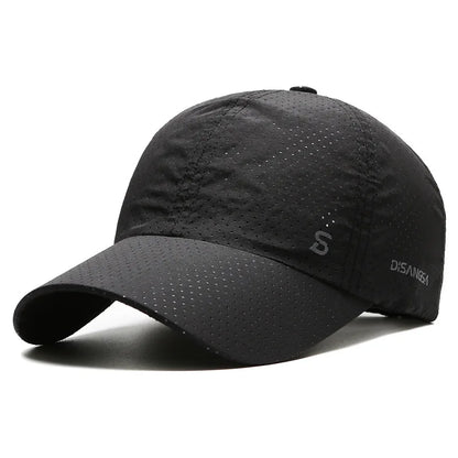 Men's Quick-Dry Breathable Baseball Cap - Outdoor Sun Hat for Summer Fishing