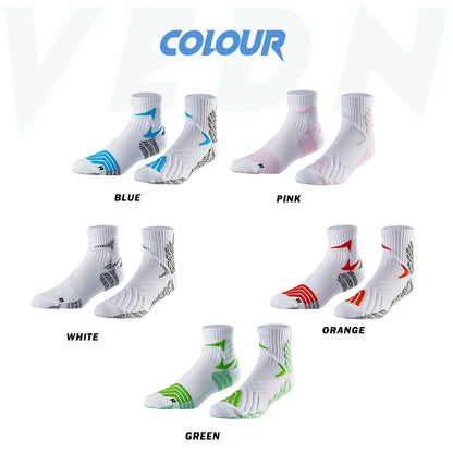 Athletic Performance Socks - Thickened Non-Slip Compression Socks for Basketball, Soccer, Golf & Running (Men & Women)