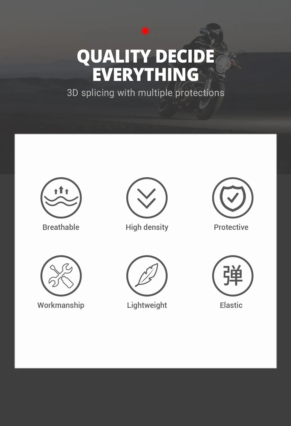 Men's Full Body Armor Motorcycle Jacket - Motocross Enduro Racing Protection Equipment (S-4XL)