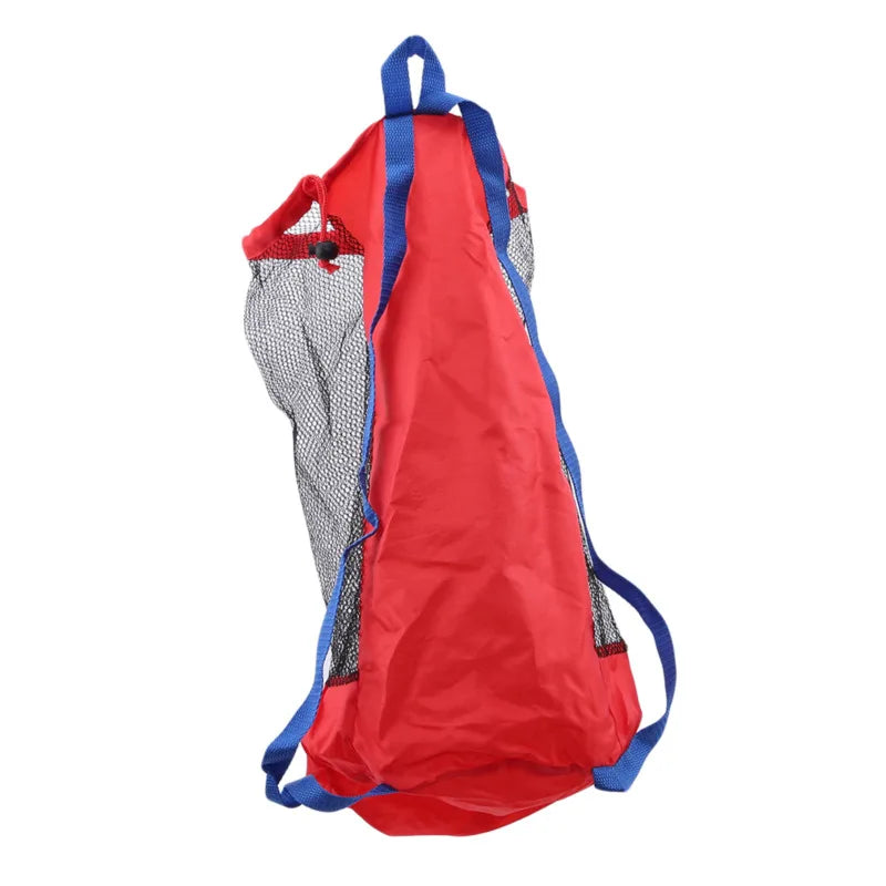 Foldable Mesh Beach Bag - Portable Waterproof Swimming Toy Storage Basket for Children