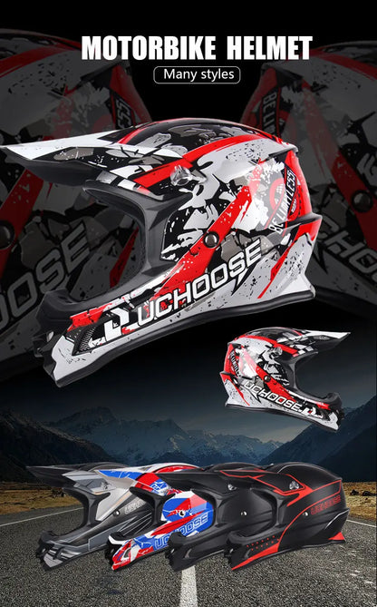 DOT Approved Motocross Helmet - Off-Road Racing Helmet for Men & Women (Downhill, Enduro, Cross)